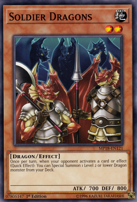 Soldier Dragons [MP18-EN121] Common | Card Merchant Takapuna