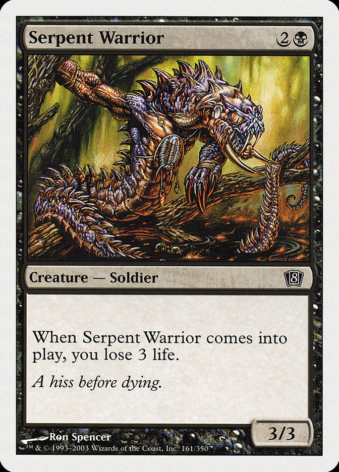 Serpent Warrior [Eighth Edition] | Card Merchant Takapuna