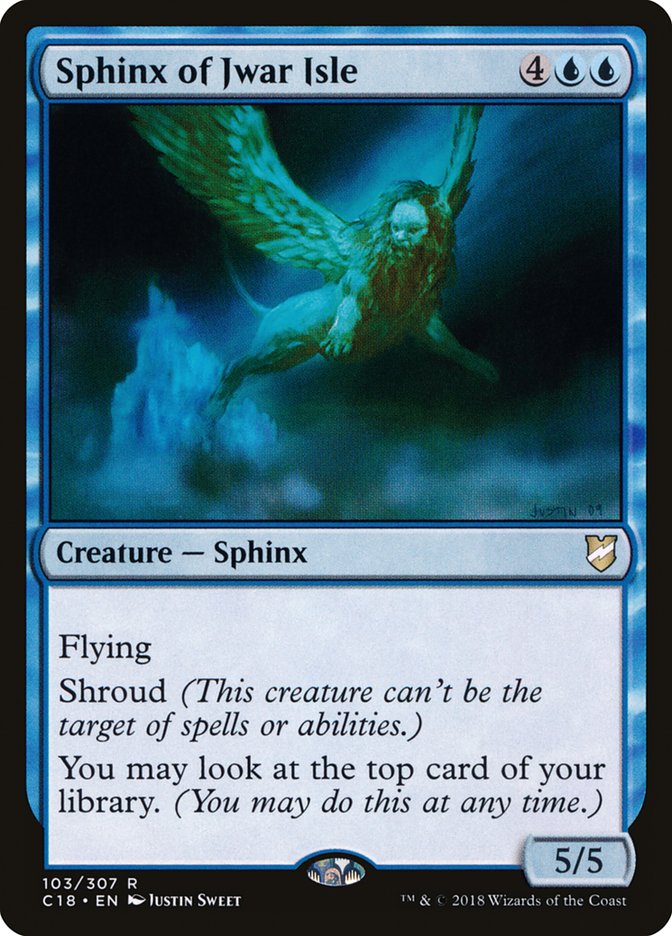 Sphinx of Jwar Isle [Commander 2018] | Card Merchant Takapuna