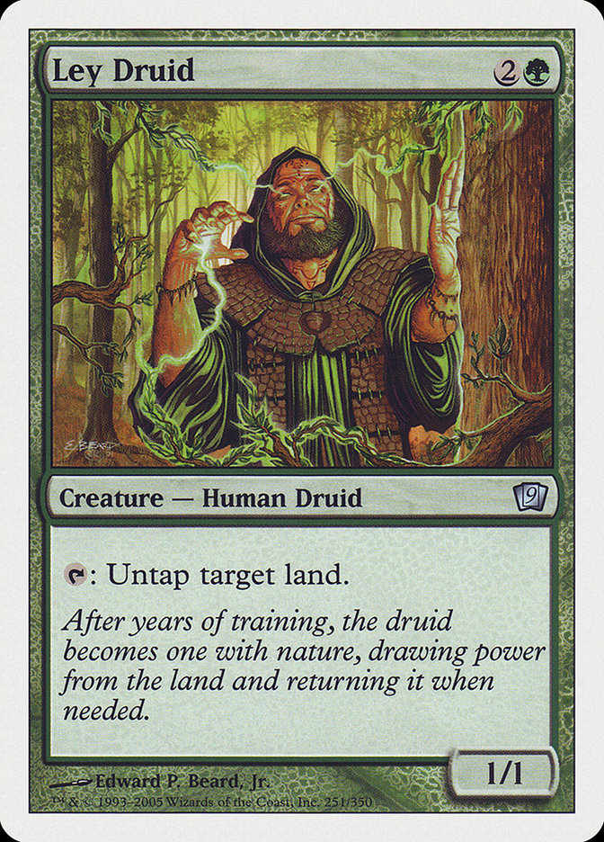 Ley Druid [Ninth Edition] | Card Merchant Takapuna