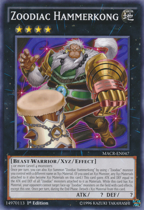 Zoodiac Hammerkong [MACR-EN047] Common | Card Merchant Takapuna