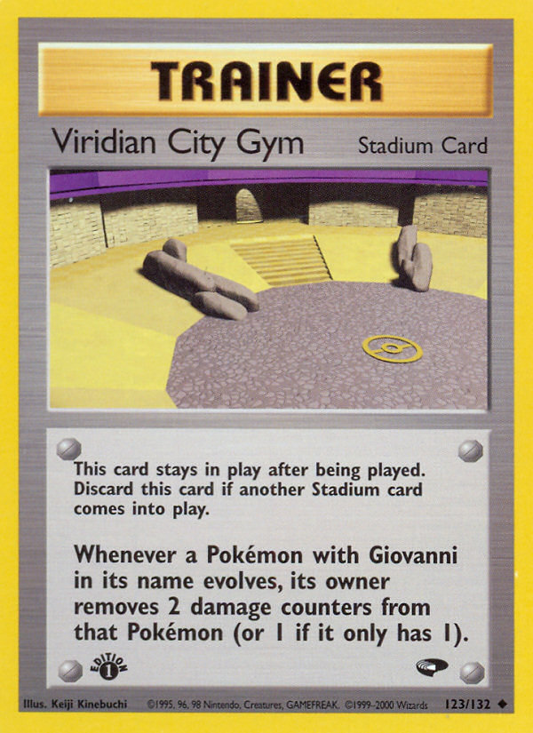 Viridian City Gym (123/132) [Gym Challenge 1st Edition] | Card Merchant Takapuna