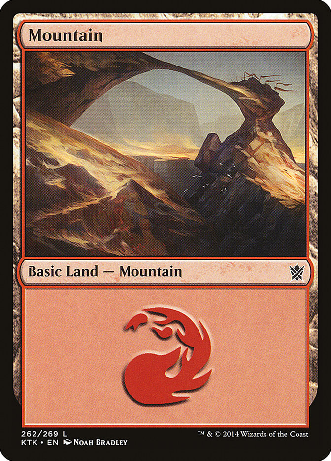 Mountain (262) [Khans of Tarkir] | Card Merchant Takapuna