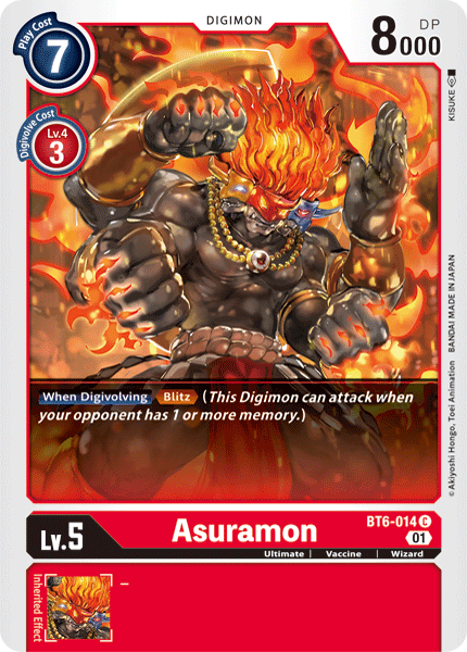 Asuramon [BT6-014] [Double Diamond] | Card Merchant Takapuna