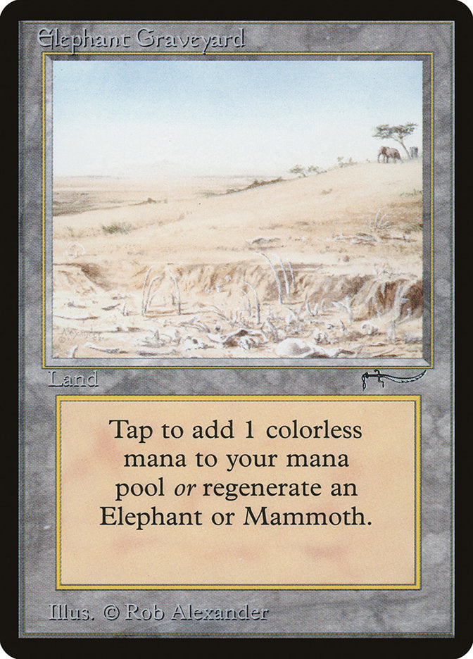 Elephant Graveyard [Arabian Nights] | Card Merchant Takapuna