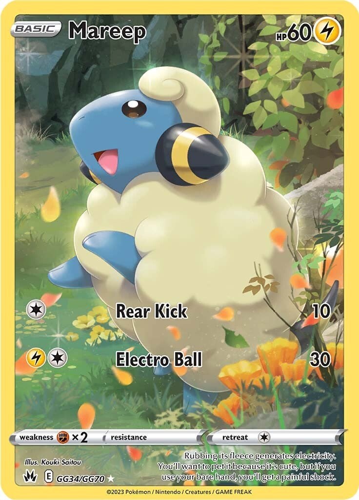 Mareep (GG34/GG70) [Sword & Shield: Crown Zenith] | Card Merchant Takapuna