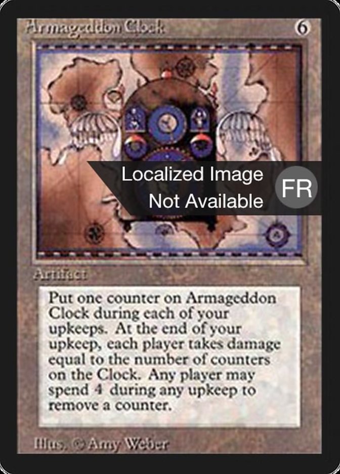 Armageddon Clock [Foreign Black Border] | Card Merchant Takapuna