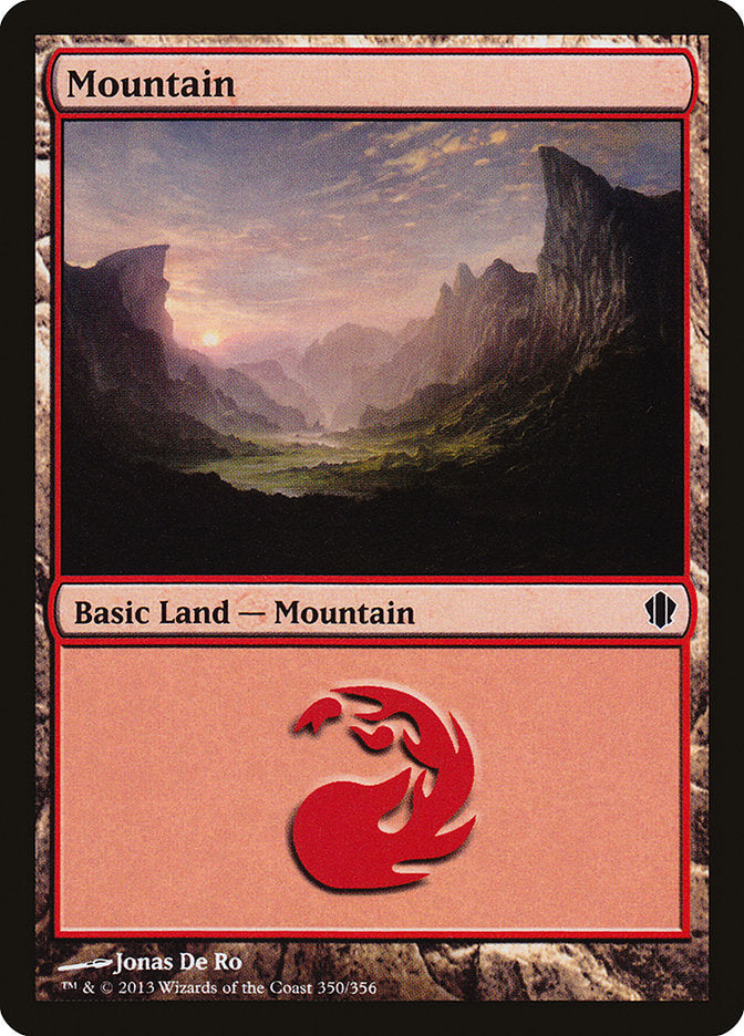 Mountain (350) [Commander 2013] | Card Merchant Takapuna