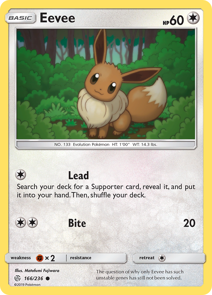 Eevee (166/236) [Sun & Moon: Cosmic Eclipse] | Card Merchant Takapuna