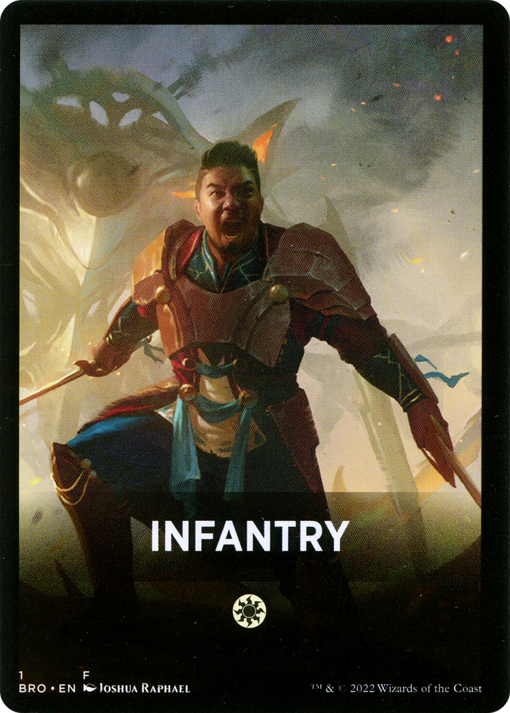 Infantry Theme Card [The Brothers' War Tokens] | Card Merchant Takapuna