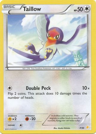 Taillow (7/30) [XY: Trainer Kit 3 - Pikachu Libre] | Card Merchant Takapuna