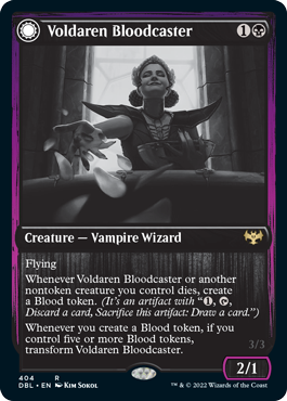 Voldaren Bloodcaster // Bloodbat Summoner [Innistrad: Double Feature] | Card Merchant Takapuna