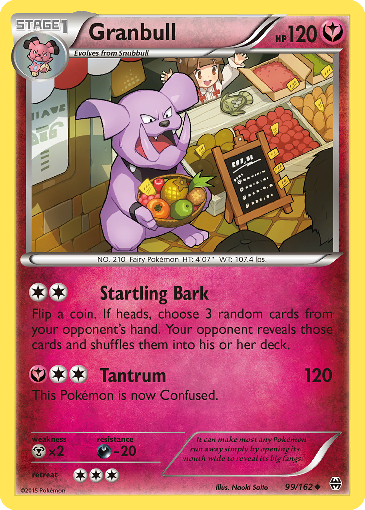 Granbull (99/162) [XY: BREAKthrough] | Card Merchant Takapuna