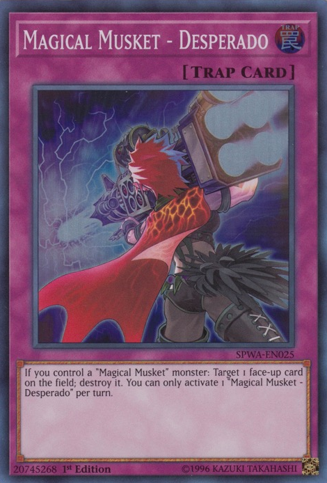 Magical Musket - Desperado [SPWA-EN025] Super Rare | Card Merchant Takapuna