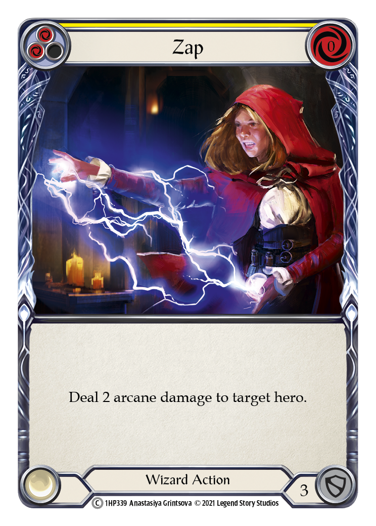 Zap (Yellow) [1HP339] (History Pack 1) | Card Merchant Takapuna