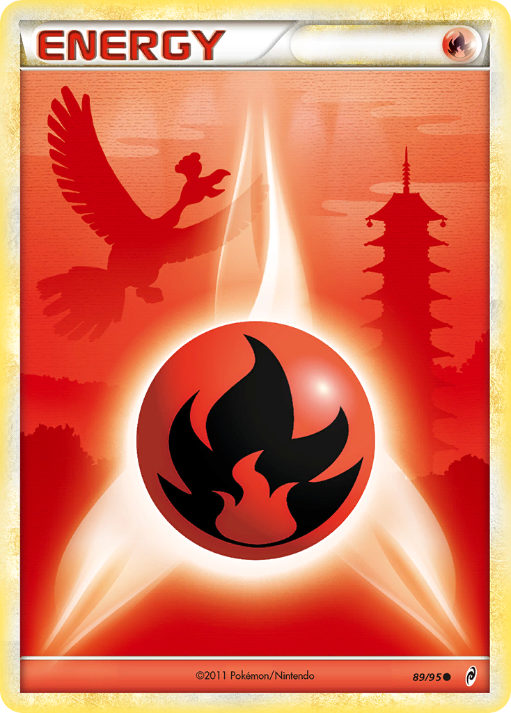 Fire Energy (89/95) [HeartGold & SoulSilver: Call of Legends] | Card Merchant Takapuna