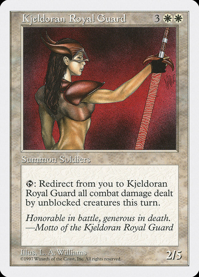 Kjeldoran Royal Guard [Fifth Edition] | Card Merchant Takapuna