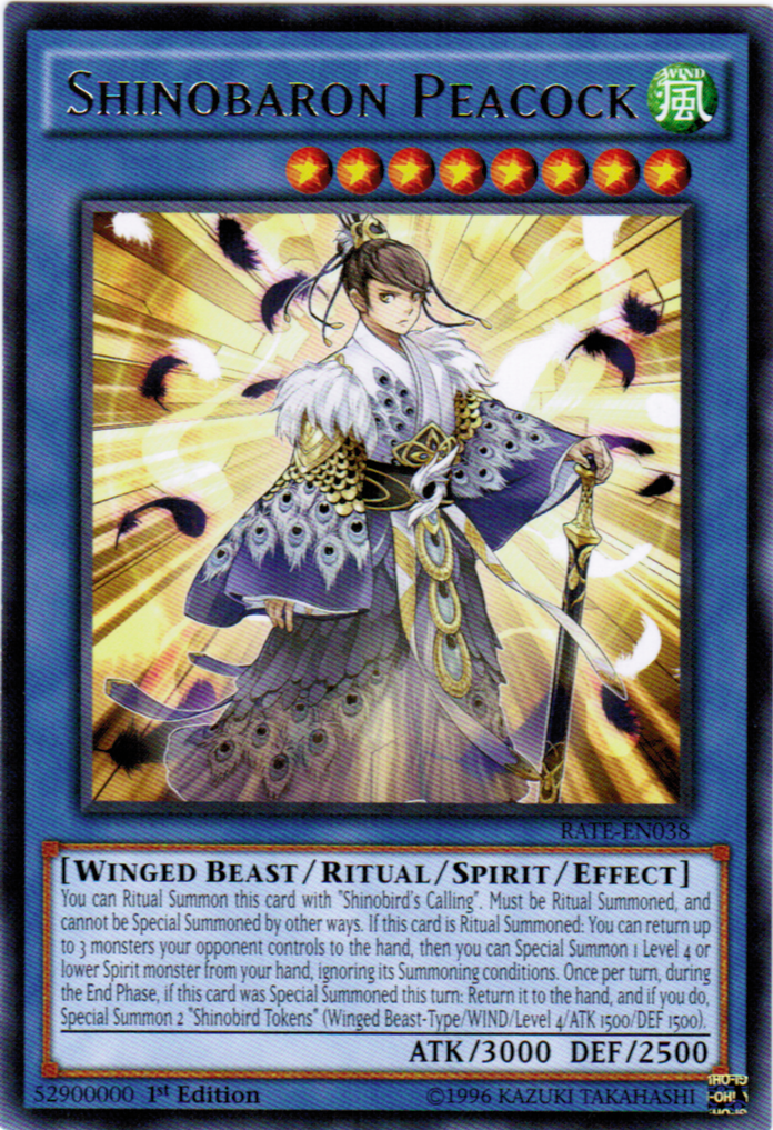 Shinobaron Peacock [RATE-EN038] Rare | Card Merchant Takapuna