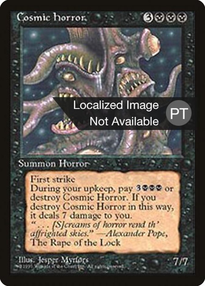 Cosmic Horror [Fourth Edition (Foreign Black Border)] | Card Merchant Takapuna