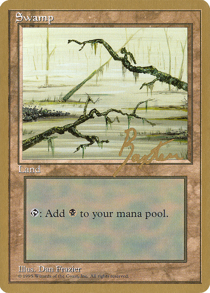 Swamp (gb371) (George Baxter) [Pro Tour Collector Set] | Card Merchant Takapuna