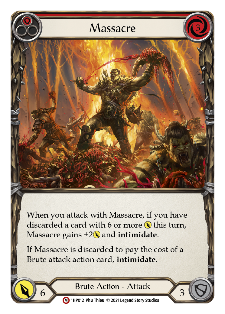 Massacre [1HP012] (History Pack 1) | Card Merchant Takapuna