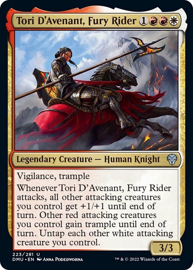 Tori D'Avenant, Fury Rider [Dominaria United] | Card Merchant Takapuna