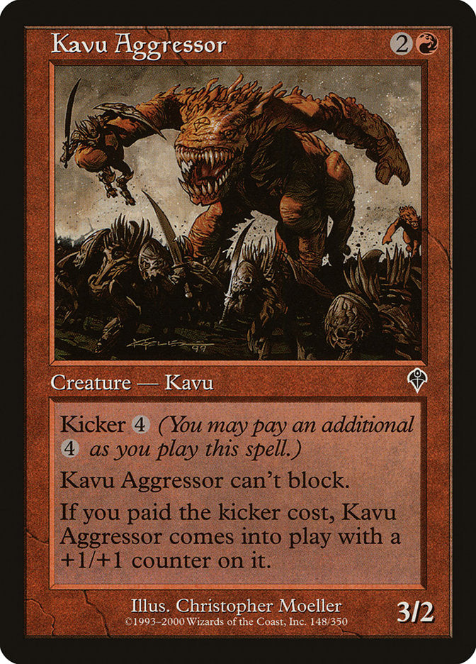 Kavu Aggressor [Invasion] | Card Merchant Takapuna