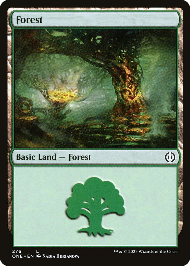 Forest (276) [Phyrexia: All Will Be One] | Card Merchant Takapuna