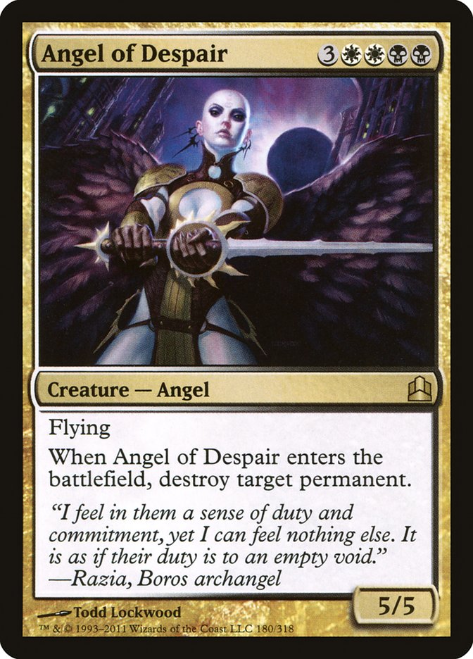 Angel of Despair [Commander 2011] | Card Merchant Takapuna