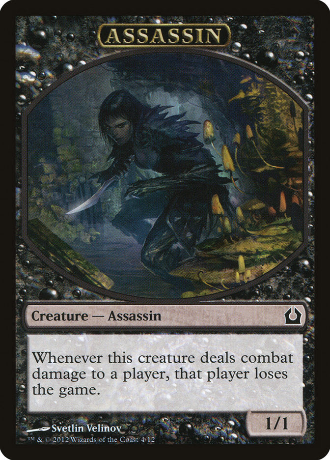 Assassin Token [Return to Ravnica Tokens] | Card Merchant Takapuna