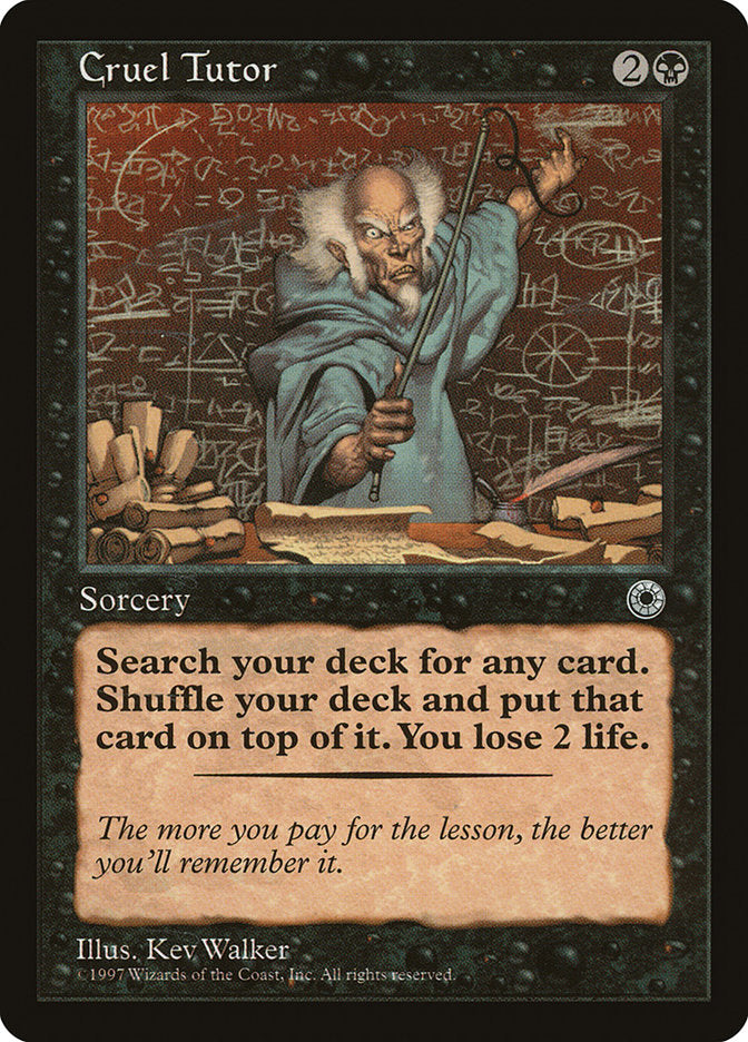 Cruel Tutor [Portal] | Card Merchant Takapuna