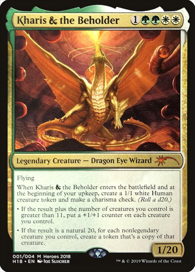 Kharis & The Beholder [Heroes of the Realm 2018] | Card Merchant Takapuna