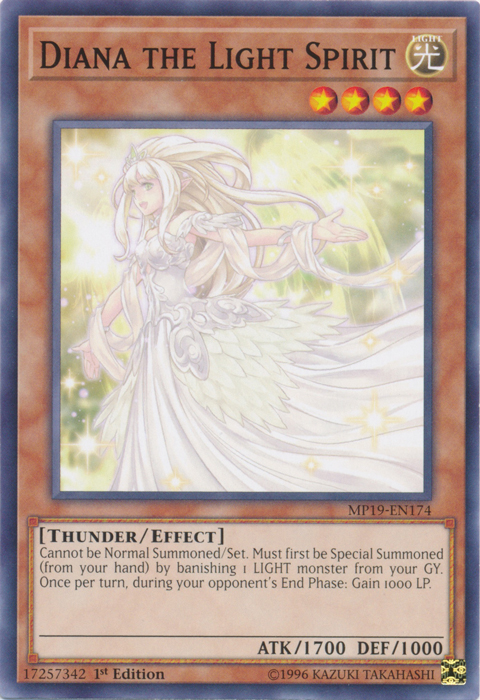 Diana the Light Spirit [MP19-EN174] Common | Card Merchant Takapuna