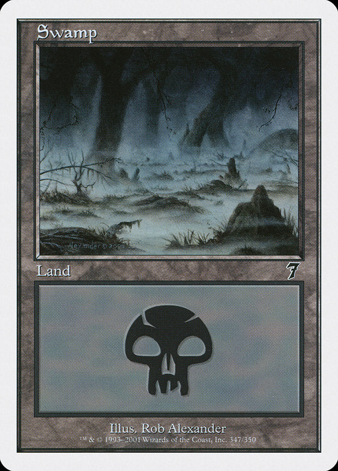 Swamp (347) [Seventh Edition] | Card Merchant Takapuna