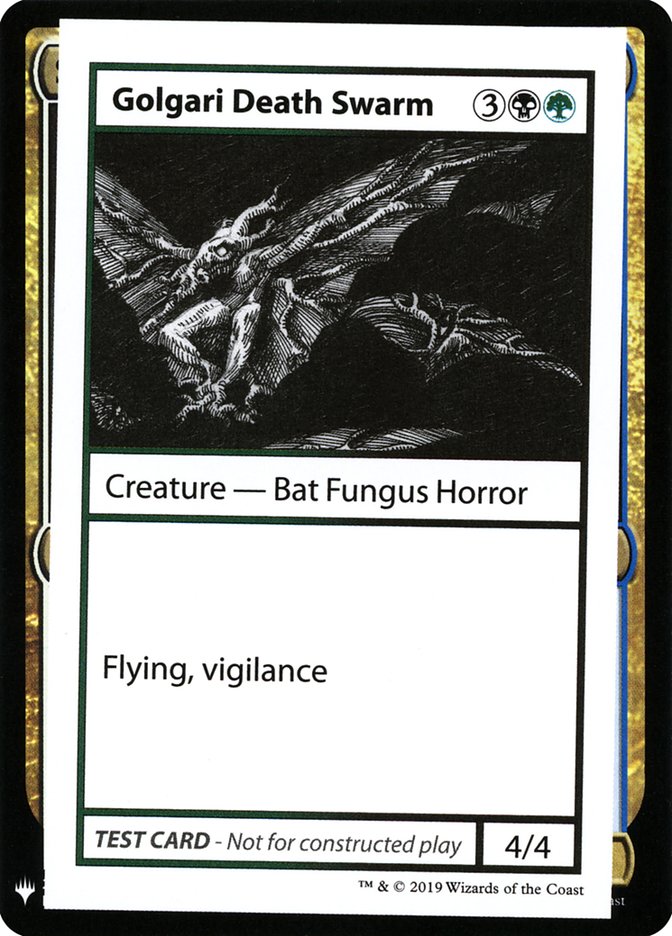 Golgari Death Swarm [Mystery Booster Playtest Cards] | Card Merchant Takapuna