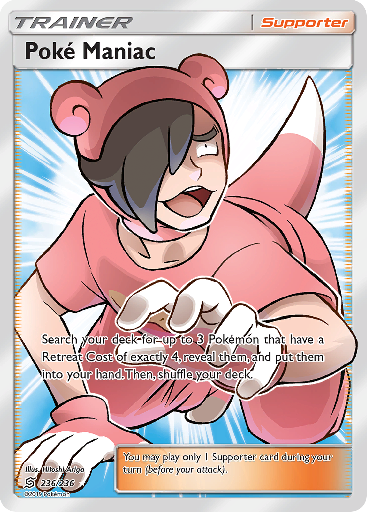 Poke Maniac (236/236) [Sun & Moon: Unified Minds] | Card Merchant Takapuna