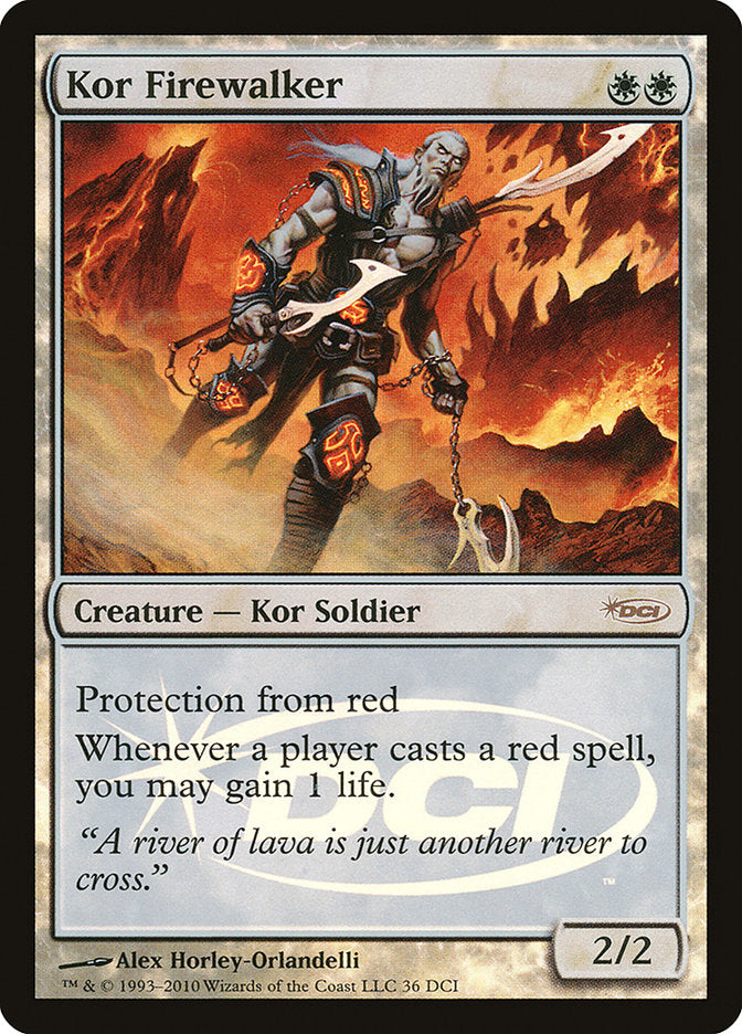 Kor Firewalker [Wizards Play Network 2010] | Card Merchant Takapuna