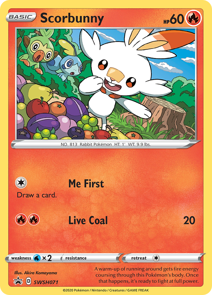 Scorbunny (SWSH071) [Sword & Shield: Black Star Promos] | Card Merchant Takapuna