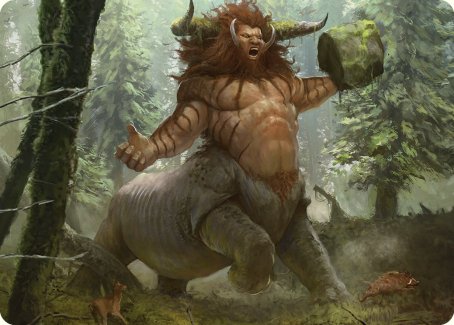 Stonehoof Chieftain Art Card [Commander Masters Art Series] | Card Merchant Takapuna