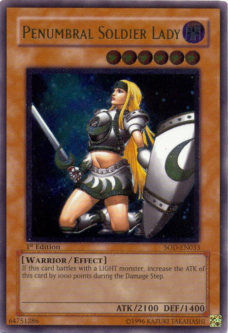 Penumbral Soldier Lady [SOD-EN033] Ultimate Rare | Card Merchant Takapuna