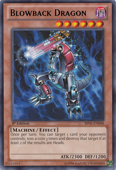 Blowback Dragon [BP01-EN008] Rare | Card Merchant Takapuna