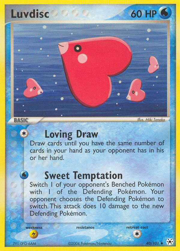 Luvdisc (40/101) [EX: Hidden Legends] | Card Merchant Takapuna