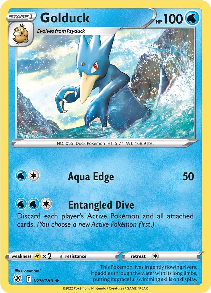 Golduck (029/189) [Sword & Shield: Astral Radiance] | Card Merchant Takapuna