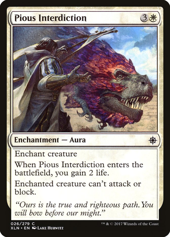 Pious Interdiction [Ixalan] | Card Merchant Takapuna