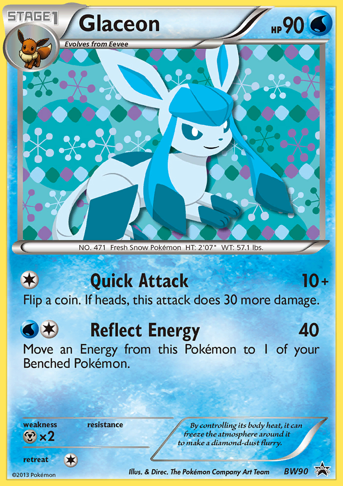 Glaceon (BW90) [Black & White: Black Star Promos] | Card Merchant Takapuna