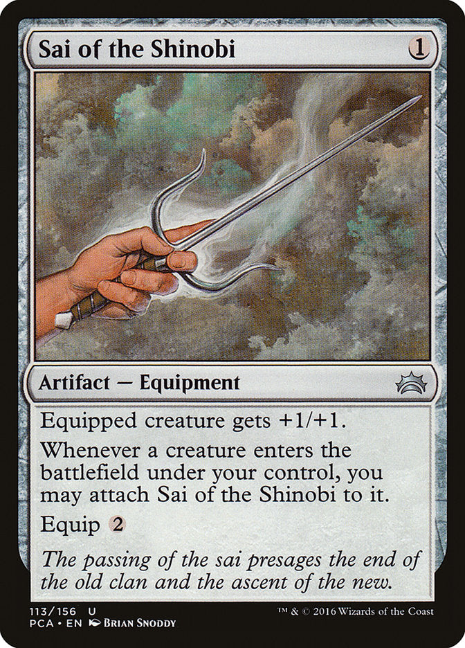 Sai of the Shinobi [Planechase Anthology] | Card Merchant Takapuna