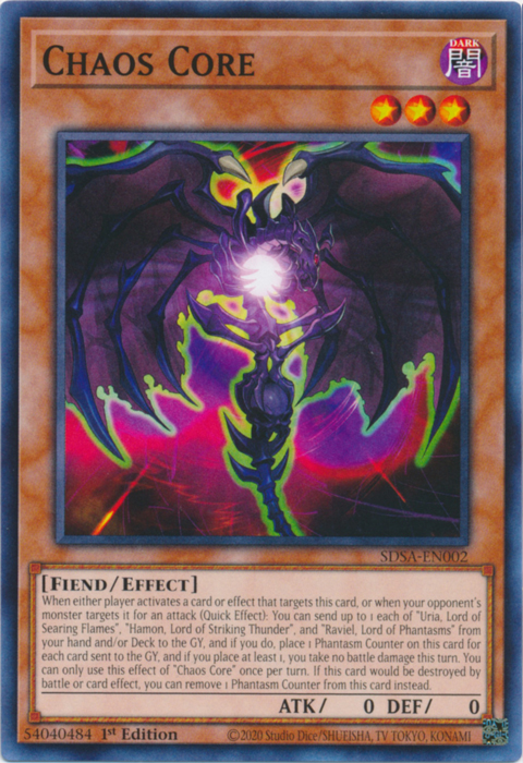 Chaos Core [SDSA-EN002] Common | Card Merchant Takapuna