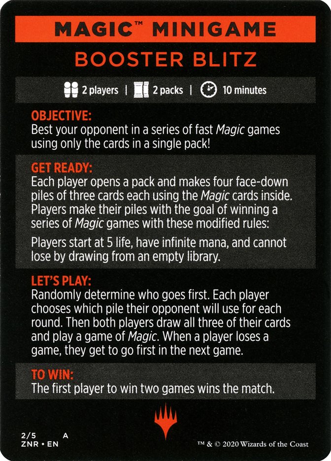 Booster Blitz (Magic Minigame) [Zendikar Rising Minigame] | Card Merchant Takapuna