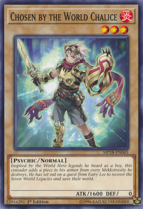 Chosen by the World Chalice [MP18-EN045] Common | Card Merchant Takapuna