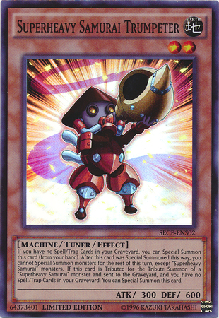 Superheavy Samurai Trumpeter [SECE-ENS02] Super Rare | Card Merchant Takapuna